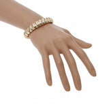 BVLGARI ブルガリ トゥボガス レディース K18イエローゴールド YG ステンレス ブレスレット Aランク 中古 銀蔵