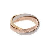 CARTIER カルティエ トリニティ スリーカラー #49 9号 レディース K18PG/WG/YG リング・指輪 Aランク 中古 銀蔵