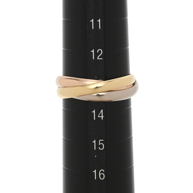 CARTIER カルティエ トリニティ スリーカラー #53 13号 レディース K18PG/WG/YG リング・指輪 Aランク 中古 銀蔵