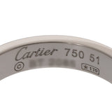 CARTIER カルティエ ミニラブ リング #51 11号 レディース K18ホワイトゴールド WG リング・指輪 Aランク 中古 銀蔵