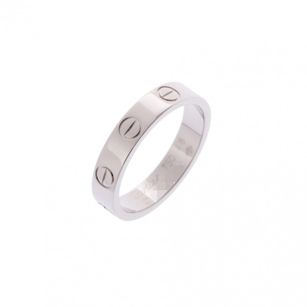 カルティエ ミニラブリング #48 レディース K18ホワイトゴールド WG