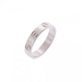 CARTIER カルティエ ミニラブリング #48 8号 レディース K18ホワイトゴールド WG リング・指輪 Aランク 中古 銀蔵