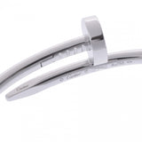 CARTIER カルティエ ジュストアンクル 新型 #17 レディース K18ホワイトゴールド WG ブレスレット Aランク 中古 銀蔵