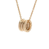 BVLGARI ブルガリ B-ZERO1 レディース K18イエローゴールド YG ネックレス Aランク 中古 銀蔵