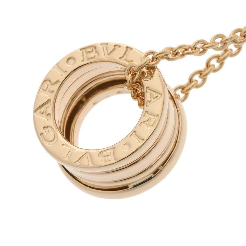 BVLGARI ブルガリ B-ZERO1 レディース K18イエローゴールド YG ネックレス Aランク 中古 銀蔵
