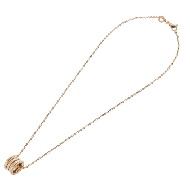 BVLGARI ブルガリ B-ZERO1 レディース K18イエローゴールド YG ネックレス Aランク 中古 銀蔵