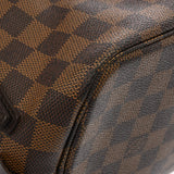 LOUIS VUITTON ルイヴィトン ダミエ カバリヴィントン トートバッグ ブラウン N41108 レディース ダミエキャンバス ハンドバッグ Aランク 中古 銀蔵