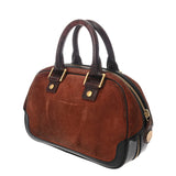 LOUIS VUITTON ルイヴィトン クルーズライン スタンプバッグ PM ブラウン M95238 レディース レザー/スエード ハンドバッグ Bランク 中古 銀蔵