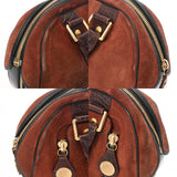 LOUIS VUITTON ルイヴィトン クルーズライン スタンプバッグ PM ブラウン M95238 レディース レザー/スエード ハンドバッグ Bランク 中古 銀蔵