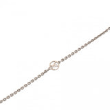 LOUIS VUITTON ルイヴィトン エセンシャルV 新型 シルバー M63197 レディース メタル ネックレス ABランク 中古 銀蔵