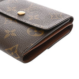 LOUIS VUITTON ルイヴィトン モノグラム ポルトフォイユ エリーズ ブラウン M61654 レディース モノグラムキャンバス 二つ折り財布 Bランク 中古 銀蔵