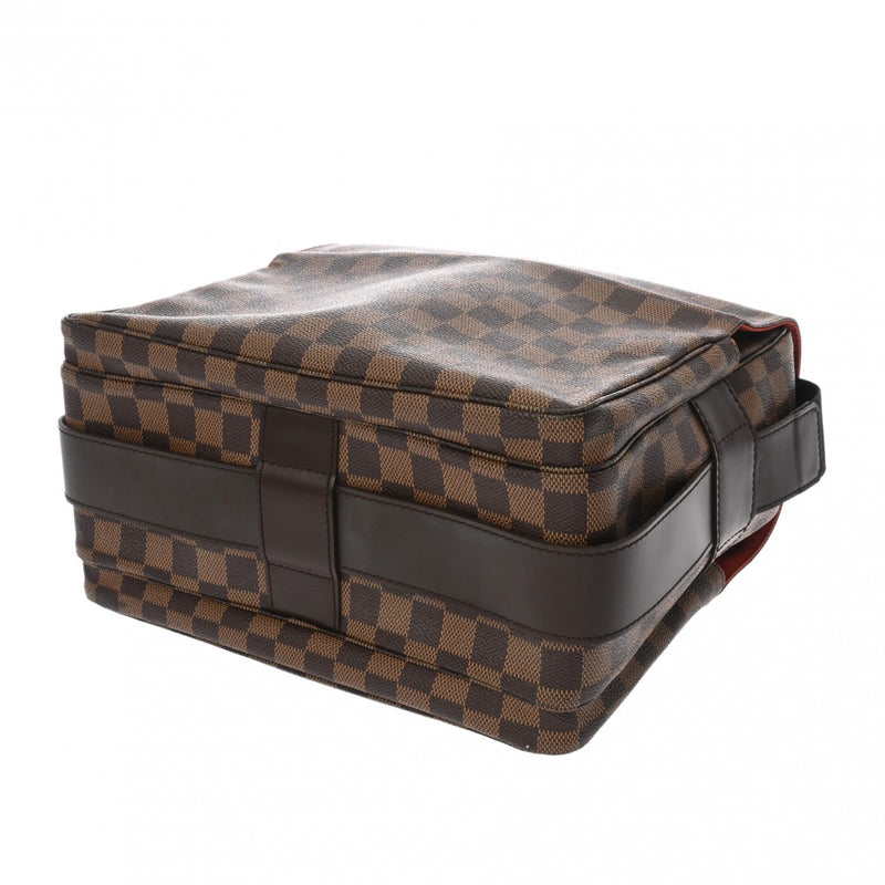 LOUIS VUITTON ルイヴィトン ダミエ ナヴィグリオ ブラウン N45255 ユニセックス ダミエキャンバス ショルダーバッグ ABランク 中古 銀蔵