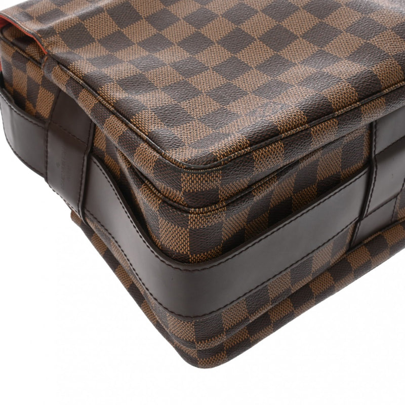 LOUIS VUITTON ルイヴィトン ダミエ ナヴィグリオ ブラウン N45255 ユニセックス ダミエキャンバス ショルダーバッグ ABランク 中古 銀蔵