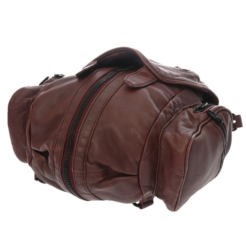 ALEXANDER WANG アレキサンダーワン ボルドー ユニセックス レザー リュック・デイパック Bランク 中古 銀蔵