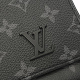 LOUIS VUITTON ルイヴィトン モノグラムエクリプス ディストリクト PM NV3 ブラック/グレー M46255 メンズ モノグラムキャンバス ショルダーバッグ Aランク 中古 銀蔵