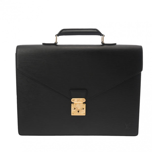 LOUIS VUITTON ルイヴィトン エピ コンセイユ ノワール M54422 メンズ エピレザー ビジネスバッグ ABランク 中古 銀蔵