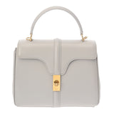 CELINE セリーヌ スモール 16セーズバッグ グレー 188003 レディース サテンドカーフスキン ハンドバッグ Aランク 中古 銀蔵
