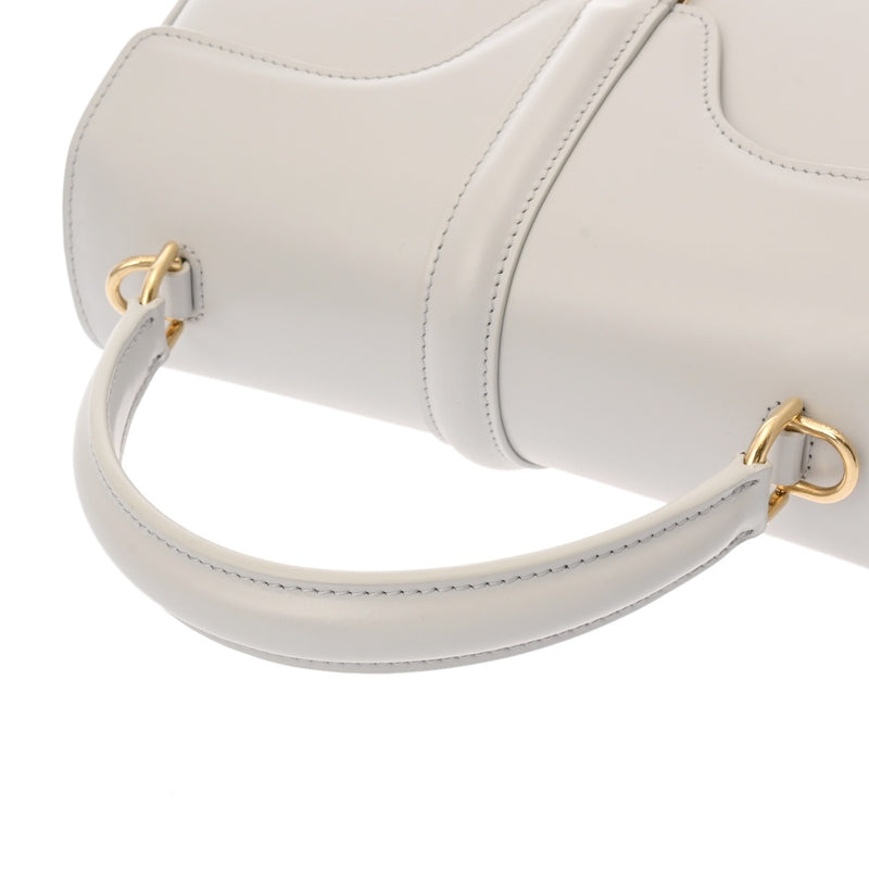 CELINE セリーヌ スモール 16セーズバッグ グレー 188003 レディース サテンドカーフスキン ハンドバッグ Aランク 中古 銀蔵