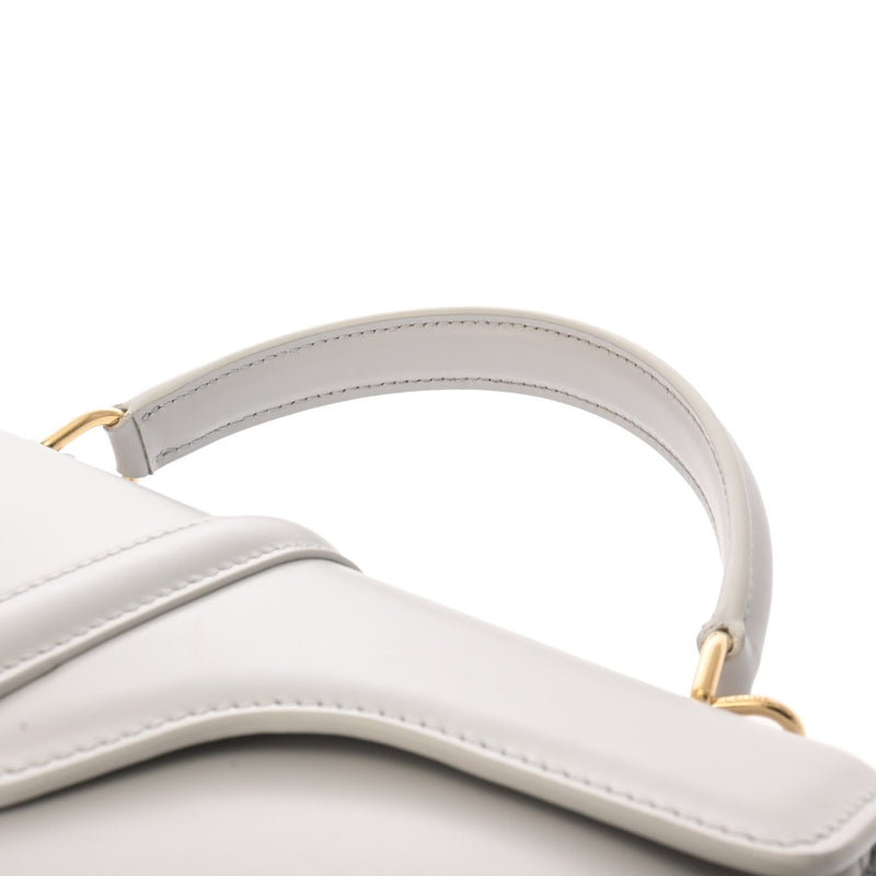 CELINE セリーヌ スモール 16セーズバッグ グレー 188003 レディース サテンドカーフスキン ハンドバッグ Aランク 中古 銀蔵