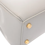 CELINE セリーヌ スモール 16セーズバッグ グレー 188003 レディース サテンドカーフスキン ハンドバッグ Aランク 中古 銀蔵