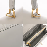 CELINE セリーヌ スモール 16セーズバッグ グレー 188003 レディース サテンドカーフスキン ハンドバッグ Aランク 中古 銀蔵