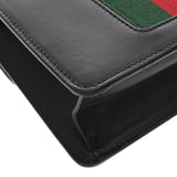 GUCCI グッチ シルヴィ ミニ チェーンショルダー ブラック 431666 レディース レザー ショルダーバッグ ABランク 中古 銀蔵