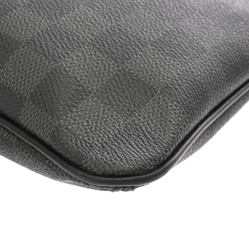 LOUIS VUITTON ルイヴィトン ダミエグラフィット トマス ブラック/グレー N58028 VI4039 メンズ ダミエキャンバス ショルダーバッグ ABランク 中古 銀蔵