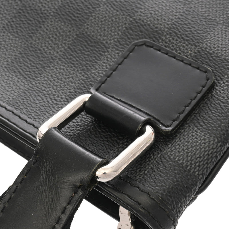 LOUIS VUITTON ルイヴィトン ダミエグラフィット トマス ブラック/グレー N58028 VI4039 メンズ ダミエキャンバス ショルダーバッグ ABランク 中古 銀蔵