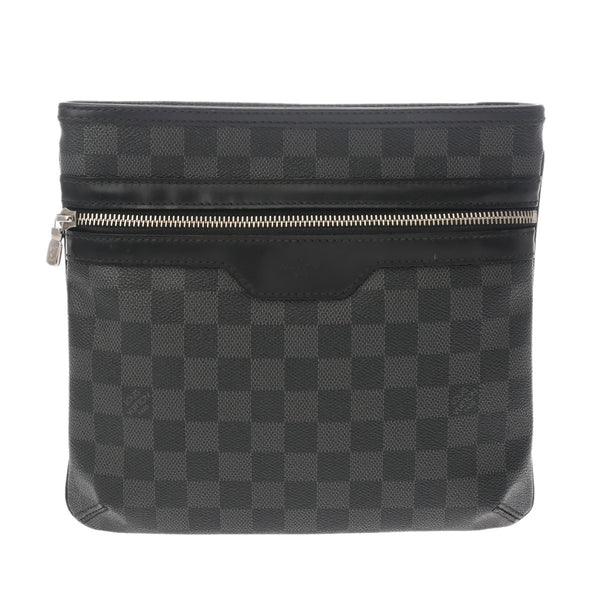 LOUIS VUITTON ルイヴィトン ダミエグラフィット トマス ブラック/グレー N58028 VI4039 メンズ ダミエキャンバス ショルダーバッグ ABランク 中古 銀蔵