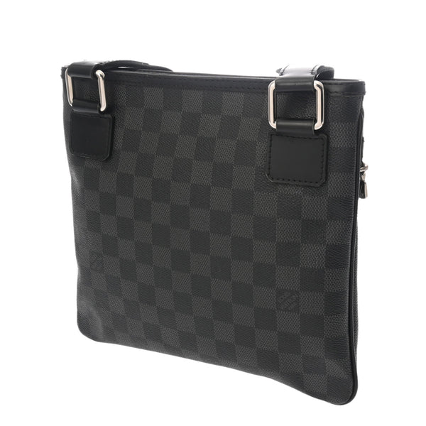 LOUIS VUITTON ルイヴィトン ダミエグラフィット トマス ブラック/グレー N58028 VI4039 メンズ ダミエキャンバス ショルダーバッグ ABランク 中古 銀蔵