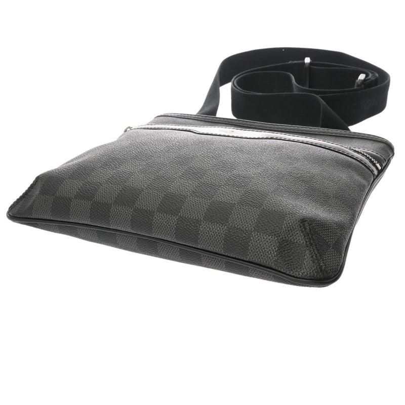 LOUIS VUITTON ルイヴィトン ダミエグラフィット トマス ブラック/グレー N58028 VI4039 メンズ ダミエキャンバス ショルダーバッグ ABランク 中古 銀蔵