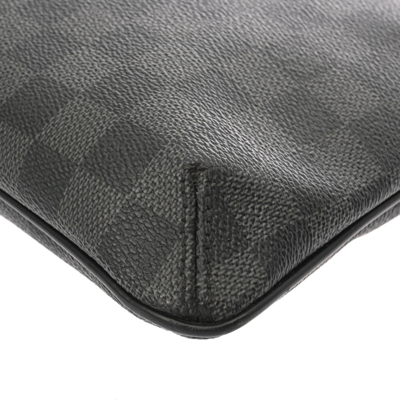 LOUIS VUITTON ルイヴィトン ダミエグラフィット トマス ブラック/グレー N58028 VI4039 メンズ ダミエキャンバス ショルダーバッグ ABランク 中古 銀蔵