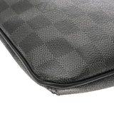 LOUIS VUITTON ルイヴィトン ダミエグラフィット トマス ブラック/グレー N58028 VI4039 メンズ ダミエキャンバス ショルダーバッグ ABランク 中古 銀蔵