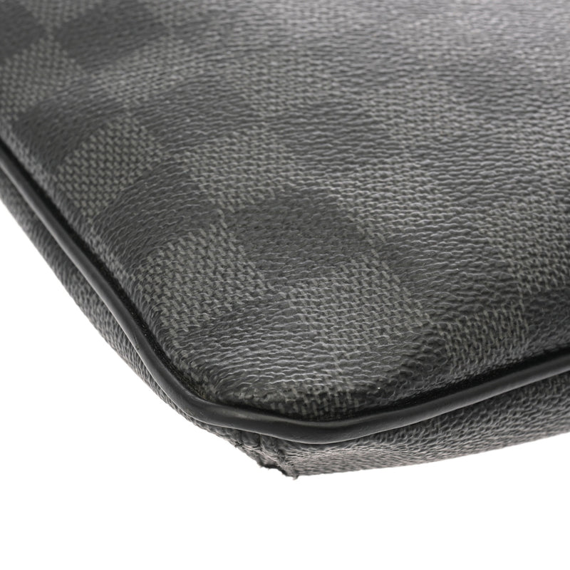 LOUIS VUITTON ルイヴィトン ダミエグラフィット トマス ブラック/グレー N58028 VI4039 メンズ ダミエキャンバス ショルダーバッグ ABランク 中古 銀蔵