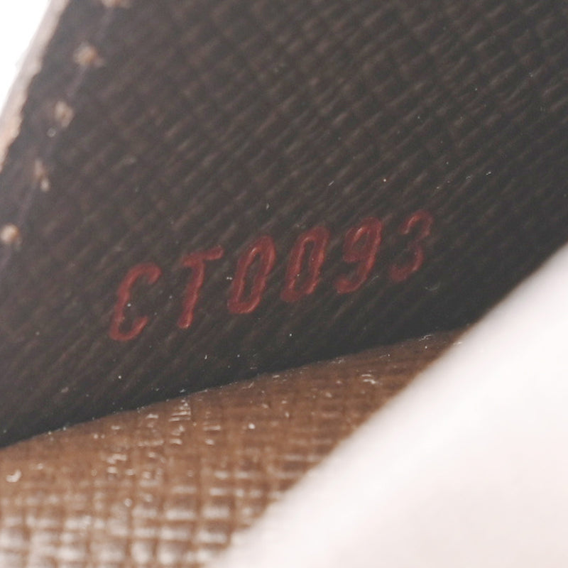 LOUIS VUITTON ルイヴィトン ダミエ ラドロー ブラウン N62925 ユニセックス ダミエキャンバス コインケース ABランク 中古 銀蔵