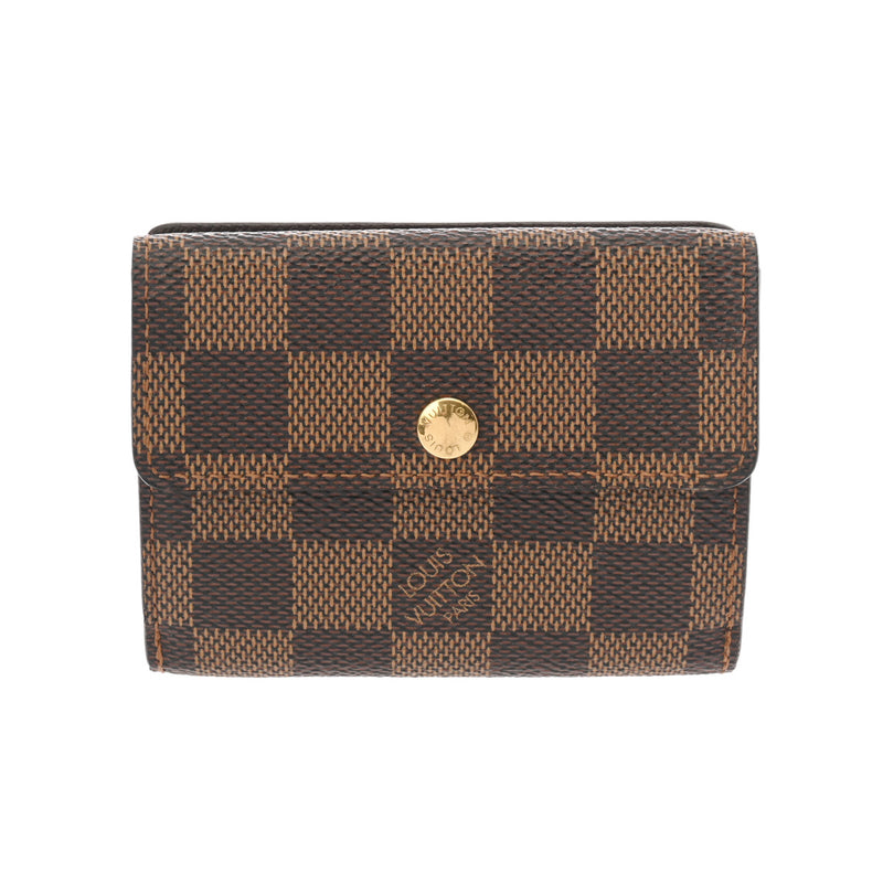 LOUIS VUITTON ルイヴィトン ダミエ ラドロー ブラウン N62925 ユニセックス ダミエキャンバス コインケース ABランク 中古 銀蔵