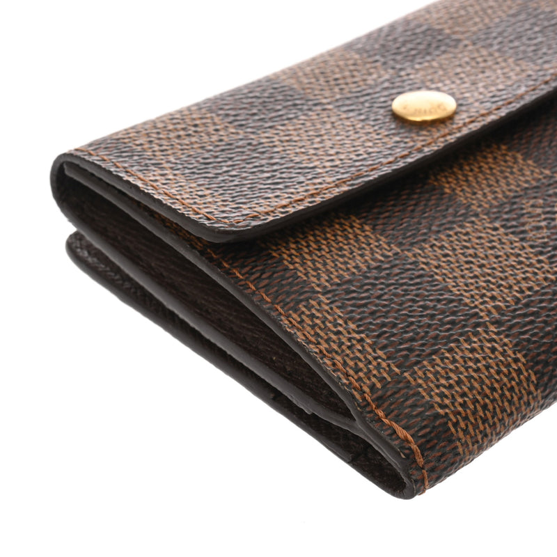 LOUIS VUITTON ルイヴィトン ダミエ ラドロー ブラウン N62925 ユニセックス ダミエキャンバス コインケース ABランク 中古 銀蔵