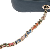 CHANEL シャネル マトラッセ 2WAYバッグ ブルー レディース キャビアスキン ハンドバッグ Bランク 中古 銀蔵