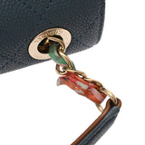 CHANEL シャネル マトラッセ 2WAYバッグ ブルー レディース キャビアスキン ハンドバッグ Bランク 中古 銀蔵