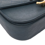 CHANEL シャネル マトラッセ 2WAYバッグ ブルー レディース キャビアスキン ハンドバッグ Bランク 中古 銀蔵