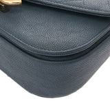 CHANEL シャネル マトラッセ 2WAYバッグ ブルー レディース キャビアスキン ハンドバッグ Bランク 中古 銀蔵