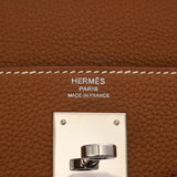 HERMES エルメス ケリー 28 内縫い 2WAY ゴールド Y刻印(2020年頃)  レディース トゴ ハンドバッグ Aランク 中古 銀蔵