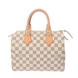 LOUIS VUITTON ルイヴィトン ダミエアズール スピーディ25 ホワイト N41534 レディース ダミエアズールキャンバス ハンドバッグ Aランク 中古 銀蔵