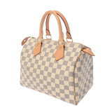 LOUIS VUITTON ルイヴィトン ダミエアズール スピーディ25 ホワイト N41534 レディース ダミエアズールキャンバス ハンドバッグ Aランク 中古 銀蔵