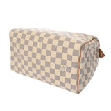 LOUIS VUITTON ルイヴィトン ダミエアズール スピーディ25 ホワイト N41534 レディース ダミエアズールキャンバス ハンドバッグ Aランク 中古 銀蔵