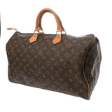 LOUIS VUITTON ルイヴィトン モノグラム スピーディ 40 ブラウン M41522 ユニセックス モノグラムキャンバス ハンドバッグ Bランク 中古 銀蔵