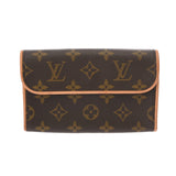 LOUIS VUITTON ルイヴィトン モノグラム ポシェットフロランティーヌ ベルトS ブラウン M51855 レディース モノグラムキャンバス ウエストバッグ ABランク 中古 銀蔵