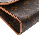 LOUIS VUITTON ルイヴィトン モノグラム ポシェットフロランティーヌ ベルトS ブラウン M51855 レディース モノグラムキャンバス ウエストバッグ ABランク 中古 銀蔵