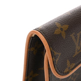 LOUIS VUITTON ルイヴィトン モノグラム ポシェットフロランティーヌ ベルトS ブラウン M51855 レディース モノグラムキャンバス ウエストバッグ ABランク 中古 銀蔵