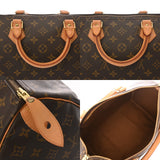 LOUIS VUITTON ルイヴィトン モノグラム スピーディ 35 ブラウン M41524 レディース モノグラムキャンバス ハンドバッグ Bランク 中古 銀蔵